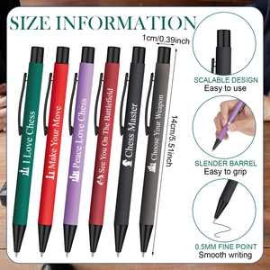 Luxury Metal Ballpoint Pens Custom Logo 1.0mm <b>Writing</b> Width Novelty Promotion Advertising Gift Pen - Product Image 3