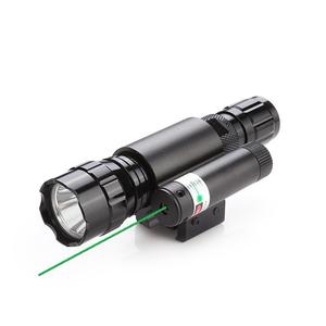 Combinatie Zaklamp Laser Zicht Aluminium Legering Kunststof Constructie> 1Mw Kracht Voor Outdoor Schieten Jacht Activiteiten - Product Image 2