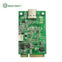 Mini USB3.1 PCe untuk 1 port USB C Host Controller Card
