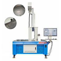 Mesin Pengukir Laser Serat Galvo 3D Area Luas 500W IPG 1200*1200mm MOPA untuk Penandaan Logam, Dinding Tirai, dan Batu