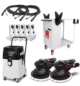 Pack double de ponceuses excentriques pneumatiques S245EPL authentiques, 3 mm, pour ponçage de paume - Product Image 1