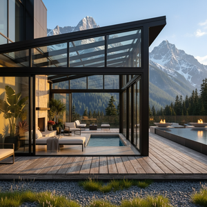 Moderna <span class=keywords><strong>Cabina</strong></span> Fija Tipo Araña para Terraza, Solárium, Penthouse, Resistente a Huracanes e Impermeable, para Villas Residenciales - Product Image 2