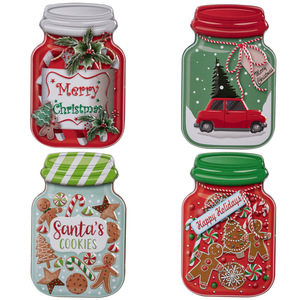 Caja de Dulces con Forma de Hombre de Jengibre - Decoración Navideña y Recuerdo para Fiestas, para Golosinas, <span class=keywords><strong>Intercambio</strong></span> de Regalos Directo - Product Image 5