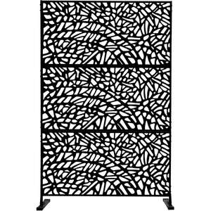 פלדה מגולוונת חיתוך לייזר גדר לוחות בית גן אמנות גינה פרטיות גידור מעקה - Product Image 1