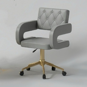 Table de soin esthétique électrique de luxe avec base dorée, 3 moteurs, couleur personnalisée, en cuir PU, pour spa et massage - Product Image 6
