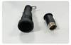 Portafusibles de Cartucho con Tapa de Rosca Negra de Baquelita H3-52B 20A 600V 6x30mm, Capacidad de Ruptura de 15kA, Aleación de Cobre