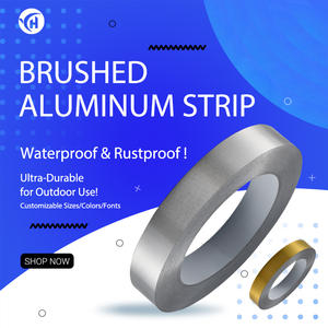 Yuehong Vente chaude Lettres lumineuses en aluminium avec canal LED, étanches, argent brossé, <span class=keywords><strong>100m</strong></span>/rouleau, <span class=keywords><strong>service</strong></span> de traitement personnalisé - Product Image 2