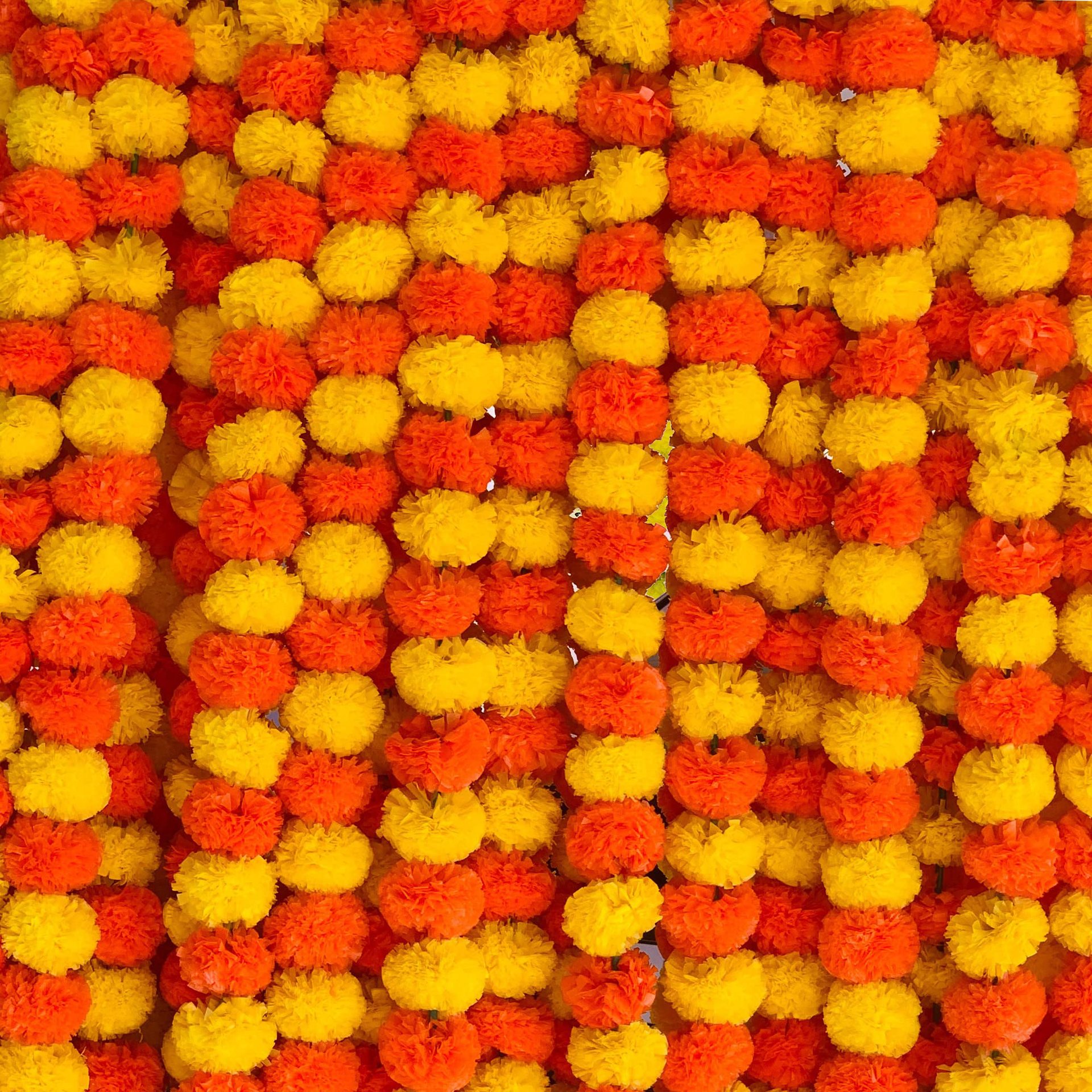 Intervalo amarillo y naranja
