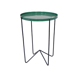 Customizable Modern Style Green Color <b>Round</b> Pure Metal Coffee <b>Table</b> for Indoor Outdoor Gym Use for Home Living Room - Product Image 1