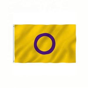 Bandera de arcoíris de poliéster duradero de diseño personalizado Bandera colorida del orgullo gay lésbico - Product Image 5