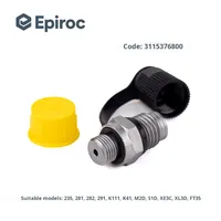 Vanne de remplissage d'azote pour foreuse à roche, accessoires universels pour foreuses à roche Epiroc (anciennes Atlas Copco) - Équipement de forage