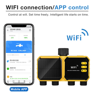 <span class=keywords><strong>Controller</strong></span> Automatico per Irrigazione da Giardino con 4 Uscite, Wi-Fi e Pannello Solare in Plastica - Product Image 6