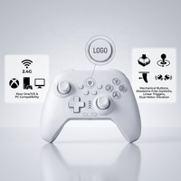 Control de Juego Inalámbrico BT con Doble Motor y Luces RGB para PC, Android y Móviles