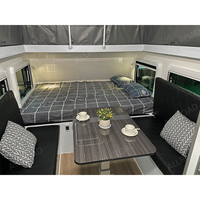 Conforme à la norme australienne 14 pieds tout-terrain hybride en aluminium caravanes Camping-car remorques fabricants