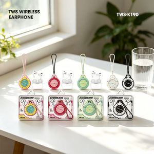 Écouteurs sans fil intra-auriculaires TWS-K190 avec étui de style montre et longue autonomie - Product Image 1