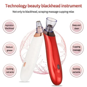 Aparato de Belleza para el Hogar, Limpiador de Poros Recargable con 5 Puntas, Dispositivo para Eliminar Puntos Negros y Acné - Product Image 6