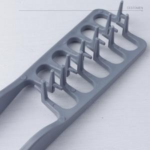 Peigne texturant ABS pour coiffure, volumisant, à dents larges, pour barbier, cheveux bouclés, antistatique, pour cheveux lisses - Product Image 3