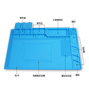 Réparation électronique avec coussin magnétique Tapis de table en silicone pour ordinateur portable BGA Tapis en silicone souple - Product Image 2