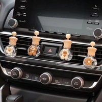 Recharge de diffuseur d'huiles essentielles végétales en verre de qualité supérieure, parfum longue durée (31-60 jours) pour voiture et maison, désodorisant d'ambiance