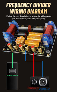 7012 Crossover-Netzwerk 2-Wege-Audio-Lautsprecher Hoch-/Tief-Frequenzweiche für 12-15 Zoll Lautsprecher Netzwerk für Lautsprecherzubehör - Product Image 6