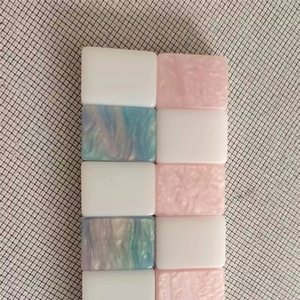 Juego de Fichas de Mahjong Americanas Modernas de Melamina Acrílica de Lujo, Grabadas, de 4 Capas, Grandes/Mini, 160/166 Piezas, Personalizadas al por Mayor - Product Image 2