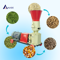 Nouvelle machine à granulés d'aliments pour animaux de 200-500 kg/h, machine à fabriquer des aliments pour poulets, haute efficacité, faible consommation