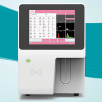 Analyseur d'hématologie vétérinaire entièrement automatique à 5 parties, analyseur vétérinaire pour laboratoire