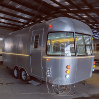 Nouvelle remorque alimentaire mobile avec cuisine complète Restaurant Hot Dog Camper Van Pizza Café Food Cart Ice Cream Food Truck
