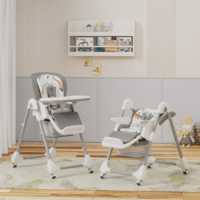 Chaise haute convertible pour bébé Clafbebe, best-seller, avec dossier réglable