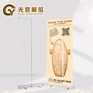 Kualitas tinggi 85*200cm aluminium Alloy Roll up spanduk berdiri perak iklan Rollup Baner Display untuk promosi bisnis - Product Image 2