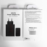 Bloc chargeur USB C 65W, station de charge super rapide, chargeur multiport type C, adaptateur secteur pour Samsung Galaxy S25 S24 S23