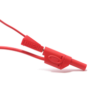 Boulon à mort isolé personnalisé en plaqué or, 10 pièces, haute tension, connecteur banane de 4mm, connecteur en nickel métallique