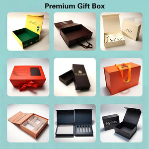 صندوق هدايا أسود مخصص بتصميم خاص لتغليف منتجات العناية بالبشرة والزيوت الأساسية، صندوق هدايا مغناطيسي مع بطانة ساتان - Product Image 4