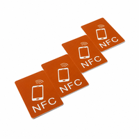 Carte NFC Mini PVC NTAG213 13,56 MHz, carte RFID intelligente avec encodage de données personnalisé, impression offset haute définition