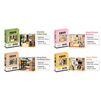 Offre Spéciale : Kit de Bricolage Maison de Poupée Miniature 3D avec Lumières LED – Puzzle Créatif pour Adultes – Cadeau Idéal – MOQ 1 – Livraison Directe