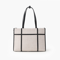 OEM ODM Logo personnalisé sac fourre-tout de luxe pour les femmes dames PU ou sac à main en cuir véritable avec fermeture à glissière