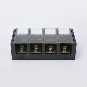 กวนหยาง เอฟเจ 6 เทอร์มินัลบล็อก 4 ช่องจ่ายไฟแบบหลายทาง ระบบจ่ายไฟคงที่ กันน้ำ IP44 สีดำ ABS - Product Image 1