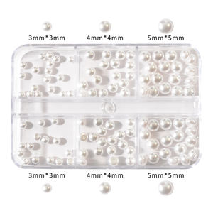 <span class=keywords><strong>Kit</strong></span> de Charmes pour Ongles 3D - Perles en Résine de Tailles Mixtes pour la Décoration d'Ongles Sirène/Coquillage - Product Image 6