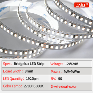 Bande LED COB à intensité variable, ajustement <span class=keywords><strong>de</strong></span> l'intensité lumineuse pour différentes ambiances <span class=keywords><strong>et</strong></span> occasions, bande LED Ra90 - Product Image 3