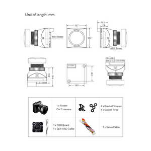 Foxeer31200TVL 0.00001lux850PAL/NTSC,,FPV,, - Product Image 2