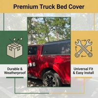 Cubierta de lona manual impermeable de aleación de aluminio con instalación sin perforación para Isuzu D-Max 2012-2019 RT50 RT85 Pickup