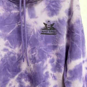 Sweat à capuche unisexe surdimensionné personnalisé, écologique, tie-dye, imprimé graphique Simpsons Krusty Burger, coupe ample, poche, coupe-vent, automne, hip-hop - Product Image 4