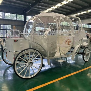 Carruaje Multifuncional Personalizable con Forma de Calabaza, Tirado por Caballos, para Escenarios Temáticos de Ciudades Comerciales y Atracciones Turísticas - Product Image 4