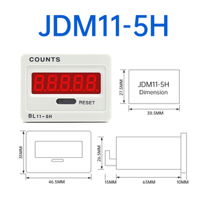 JDM11-5H/6H kỹ thuật số truy cập điện tử công nghiệp truy cập 24VDC 36VDC 100-240VAC <span class=keywords><strong>5</strong></span> kỹ thuật số 6 kỹ thuật số công nghiệp truy cập - Product Image 5