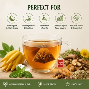 Té Herbal Natural de Marca Privada con Bajo MOQ, Mezcla de Raíz de Diente de León y Cúrcuma, el Mejor Té Herbal para el Apoyo Diario, Desintoxicación del Hígado y Bienestar - Product Image 4