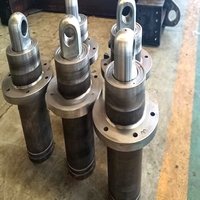 Cylindre hydraulique de grande taille anti-fuite à joint multi-couches monté sur bride avant pour machines de forage de tunnels et de construction routière