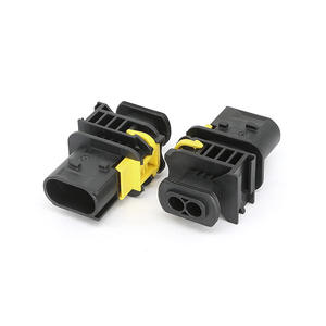 1-1703839-1 2ピン防水メスバックシェルカーコネクタ新エネルギー配線ハーネスプラグ電源コネクタアクセサリーブラック - Product Image 2