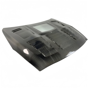 Углеродное волокно капот со стеклом для GTR R35 botnet Bodykit - Product Image 2