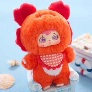 Porte-clés en peluche Three Little Mao, collection Ocean Gathering, poupées mignonnes de 15 cm, cadeau pour filles - Product Image 2