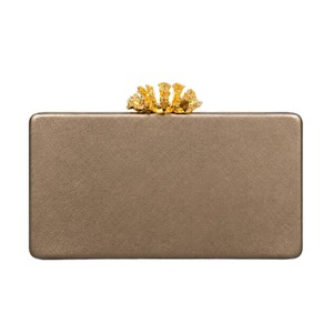 Pochette de Soirée Élégante en Cuir PU Brillant avec Fermeture Corail pour Femme, Sac de Soirée en Cuir PU avec Chaîne Amovible pour Dîner Formel - Product Image 6